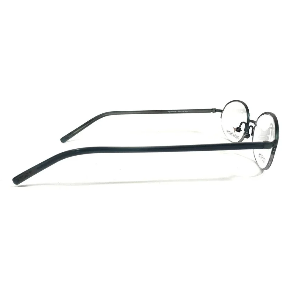Dakota Smith Eyeglasses Frames Bohemian Aquavelva Blue Round Half Rim 50-16-130
